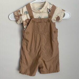 Carter's Overall Animal Print Set